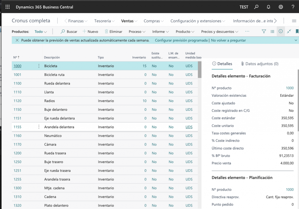 Microsoft dynamics 365 Business Central